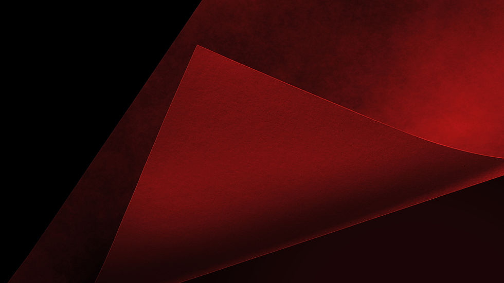 Dobradura de papel vermelho
