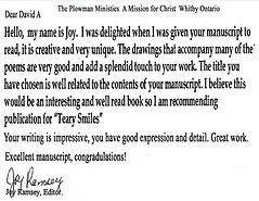 the Plowman Ministies cropped letter to