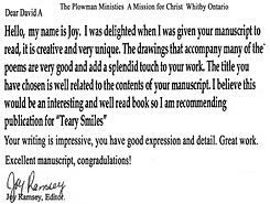 the Plowman Ministies cropped letter to