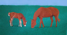 Website t-shirts painting Mare and colt