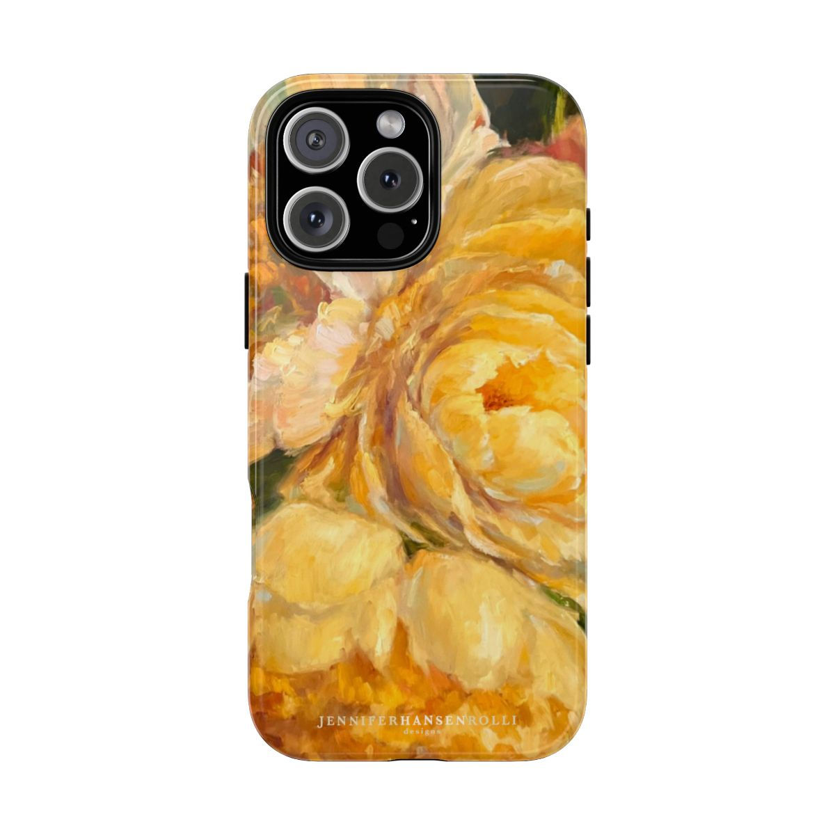 Yellow Peony Tough Case