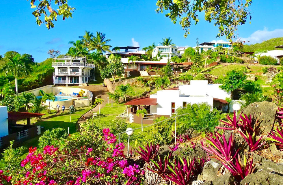 Vista del complejo Las Galeras Village