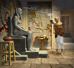 Illustrations 3d de l'Egypte ancienne