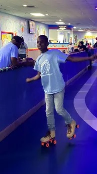 Faith Planters takes kids and their parents on monthly outings like roller skating.