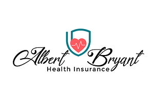 Red heart encircling a medical cross for 'Albert Bryant Health Insurance'.