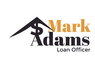 Abstract, black house roof for 'Mark Adams Loan Officer'.