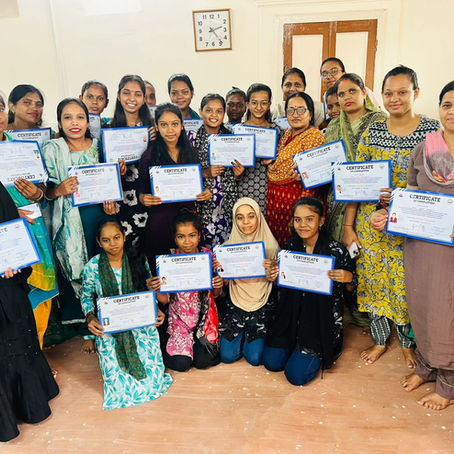 Certificate Distribution Ceremony Celebrates the Success of 72 Women Learners