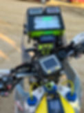 Roadbook Fitted to Rally Bike, Navigation, Dakar