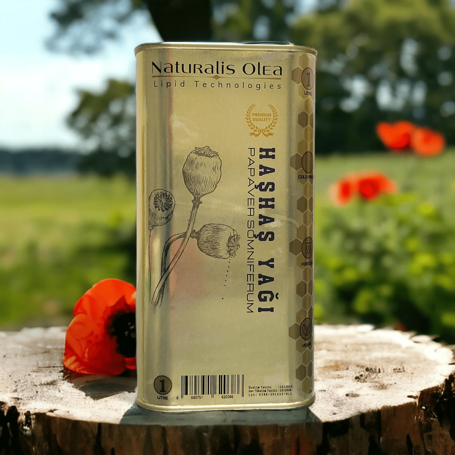 haşhaş yağı litrelik görünümü