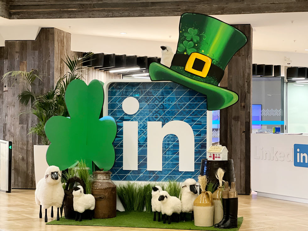 Paddy's day at LinkedIn