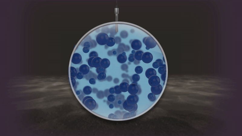 an animation showing how the OLPAS Technology works