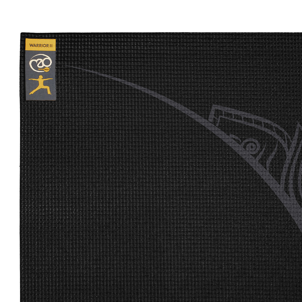 Thumbnail: Mandala Yoga Mat 4mm - BLACK