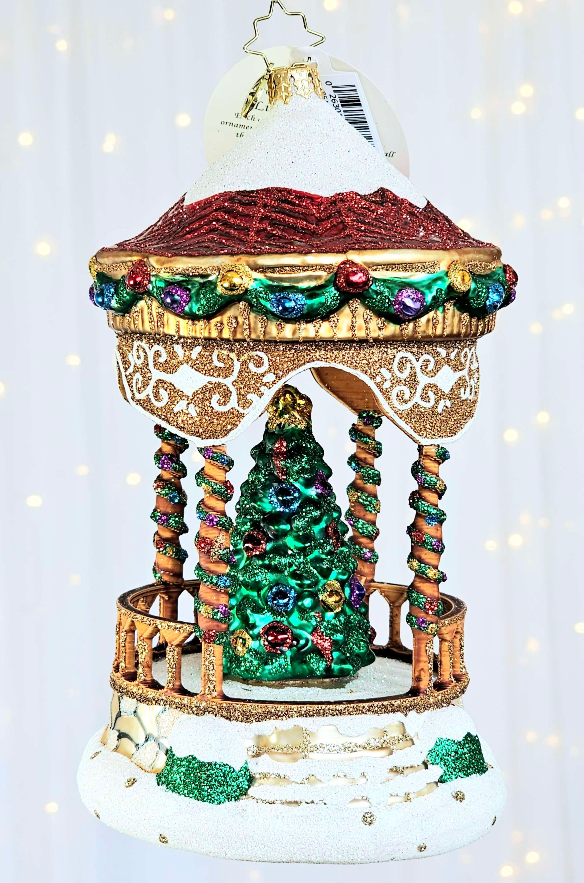 Christopher Radko Peaceful Polar Pavilion 2024 Limited Edition 1021881 Christmas Tree Ornament