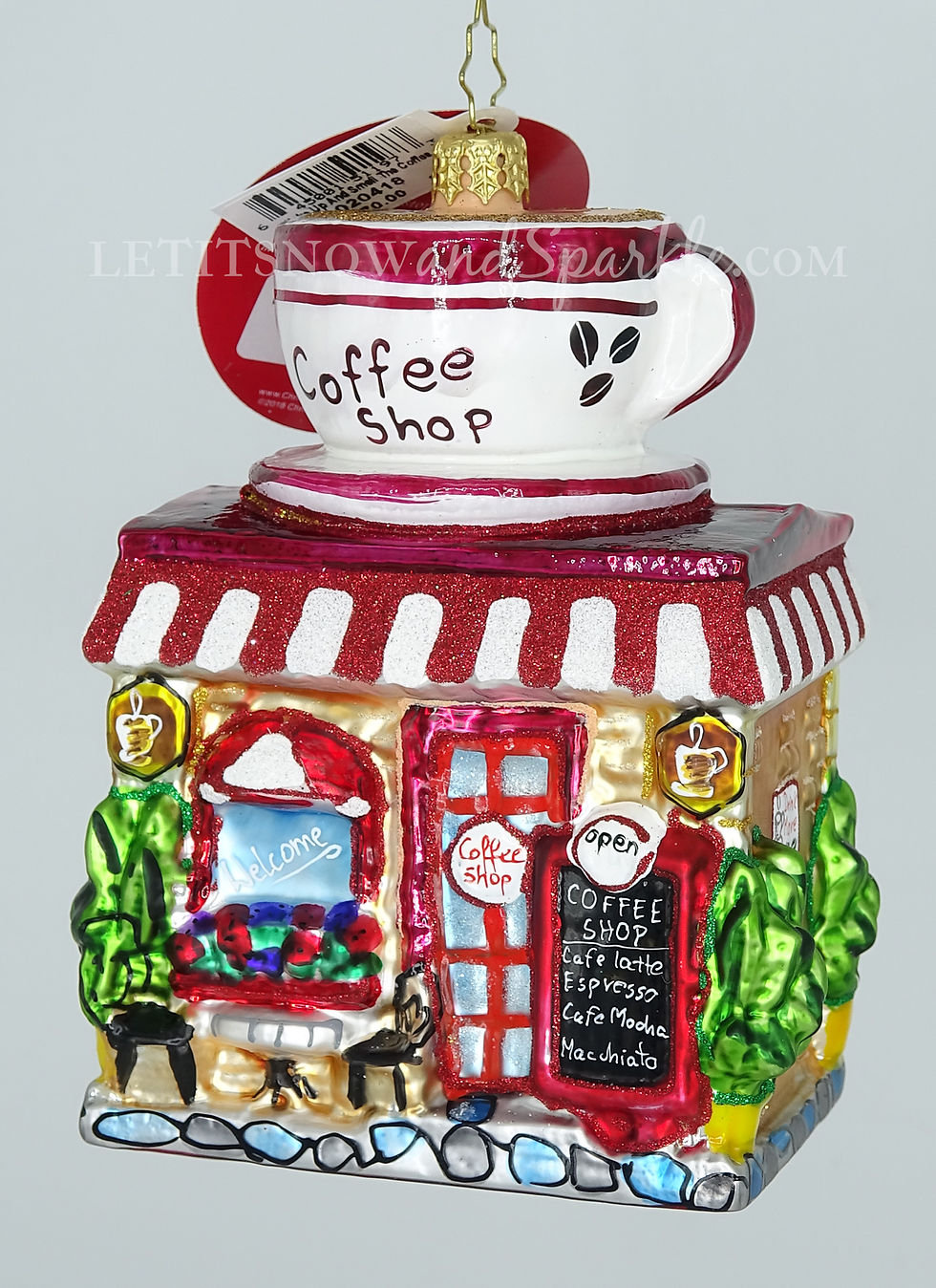 Christopher Radko Wake Up And Smell The Coffee Cottages Houses 1020418