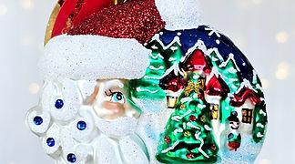 Christopher Radko Little Gem Christmas Village Santa 1021716