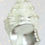 Thumbnail: Kurt S. Adler S/3 Glass Matte Pearl White Conch Shell Seashells Beaded Ornament D4373