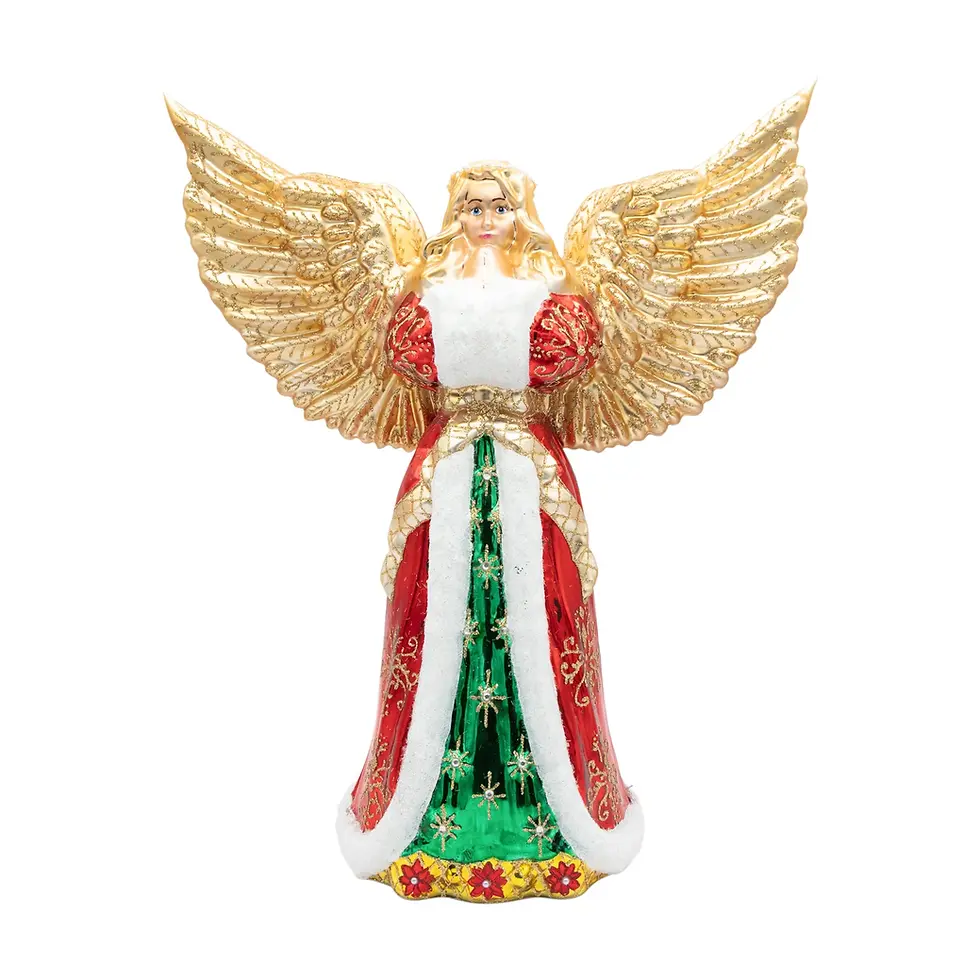 Christopher Radko Herald of Peace Finial 1022660 Angel Tree Topper