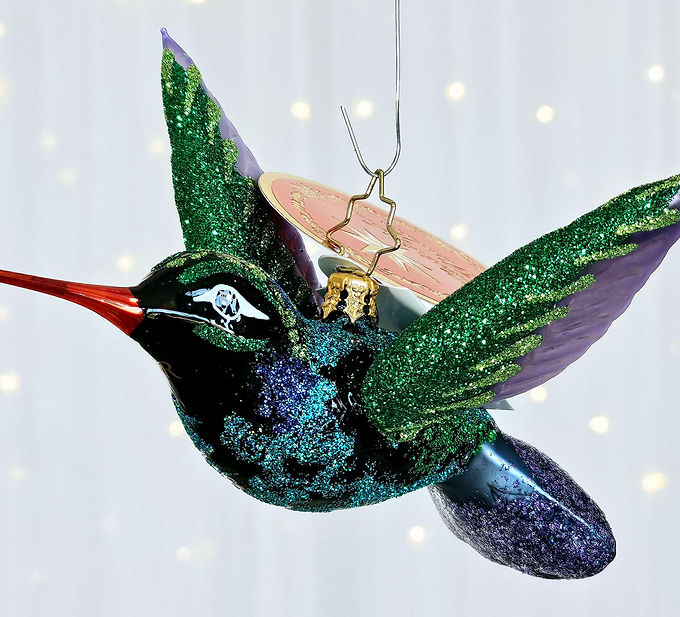 Christopher Radko Happy Holiday Hummingbird Ornament 1022165