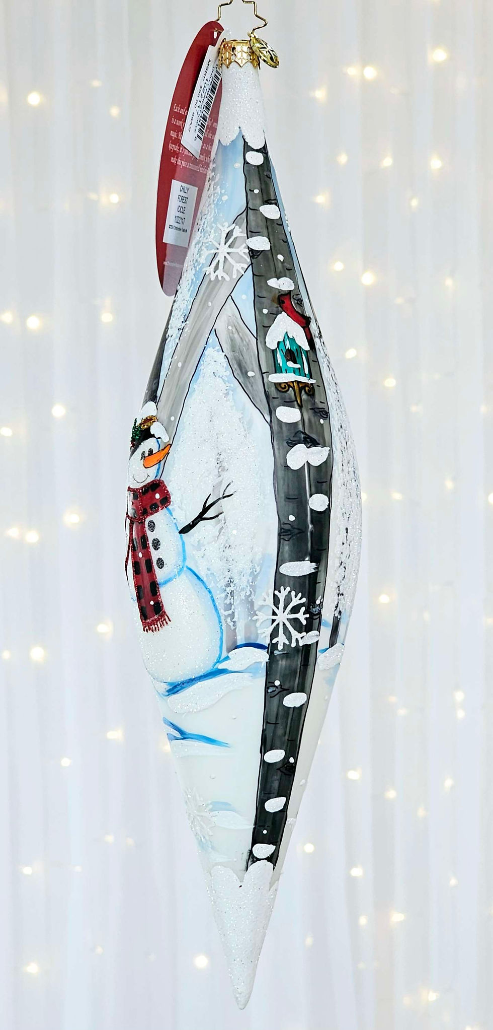 Thumbnail: Christopher Radko Fantasia Chilly Forest Icicle 1022117 Ornament