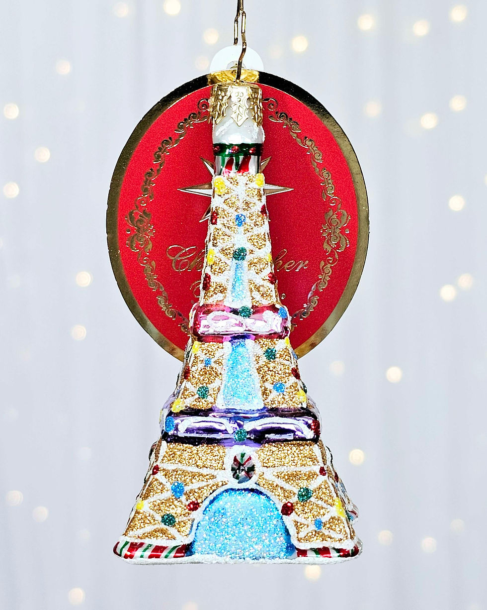 Christopher Radko Retired Paris Is Sweet Gem 1020641 Gingerbread