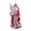 Thumbnail: Kurt S. Adler Glass 8" Red & Silver Santa With Tree Ornament D4521 Christmas