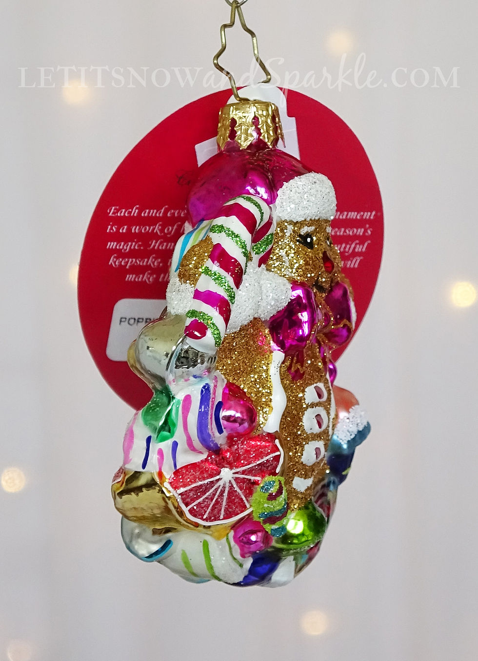 Thumbnail: Christopher Radko Popping Out Surprise Little Gem 1020279 Christmas Ornament