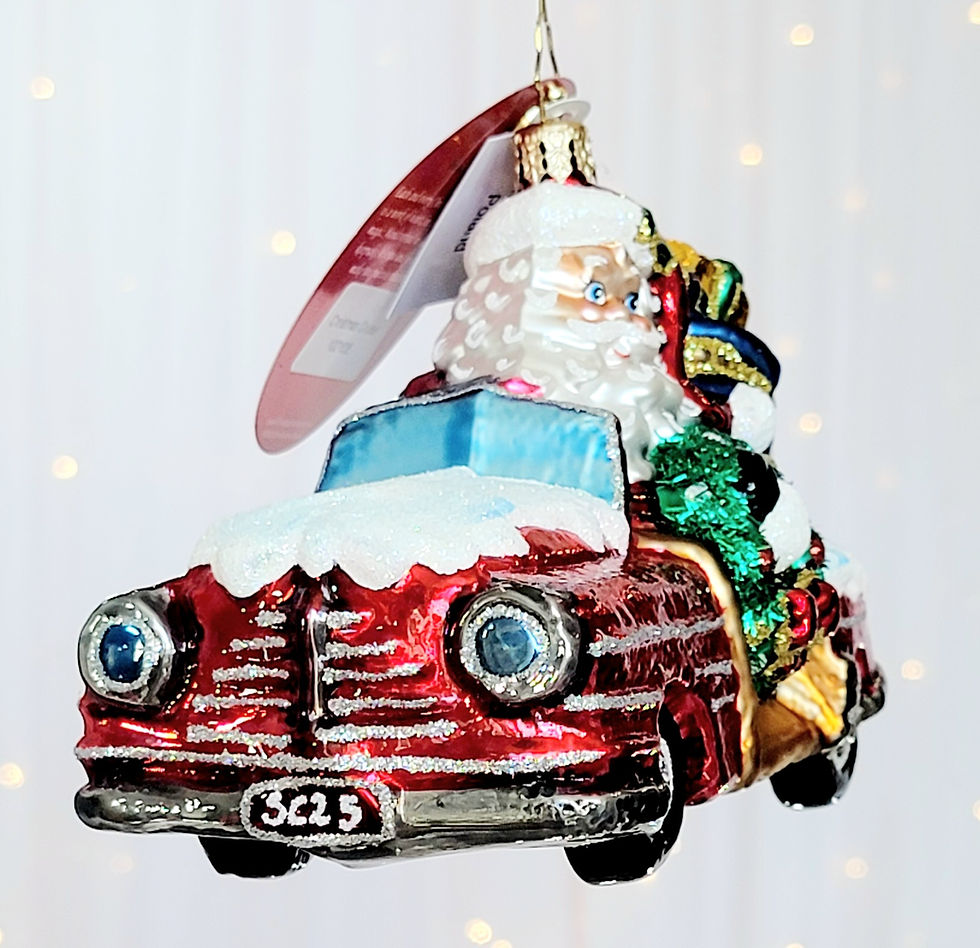 Thumbnail: Christopher Radko Christmas Cruiser 1021635 Christmas Ornament