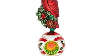 Christopher Radko Majestic Cardinal Greetings Finial 1022890