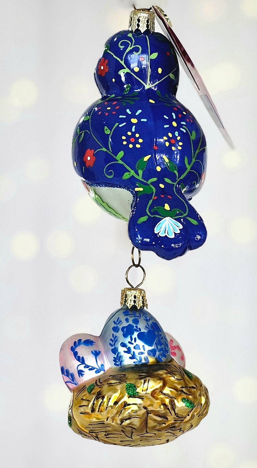 Thumbnail: Christopher Radko Folklore Feathered Friend 1021896 Ornament Easter