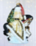 Christopher Radko Golden Coat Calvary Santa 1021910