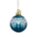 Waterford 2023 Lismore Bauble Fjord Teal Ornament 1067217