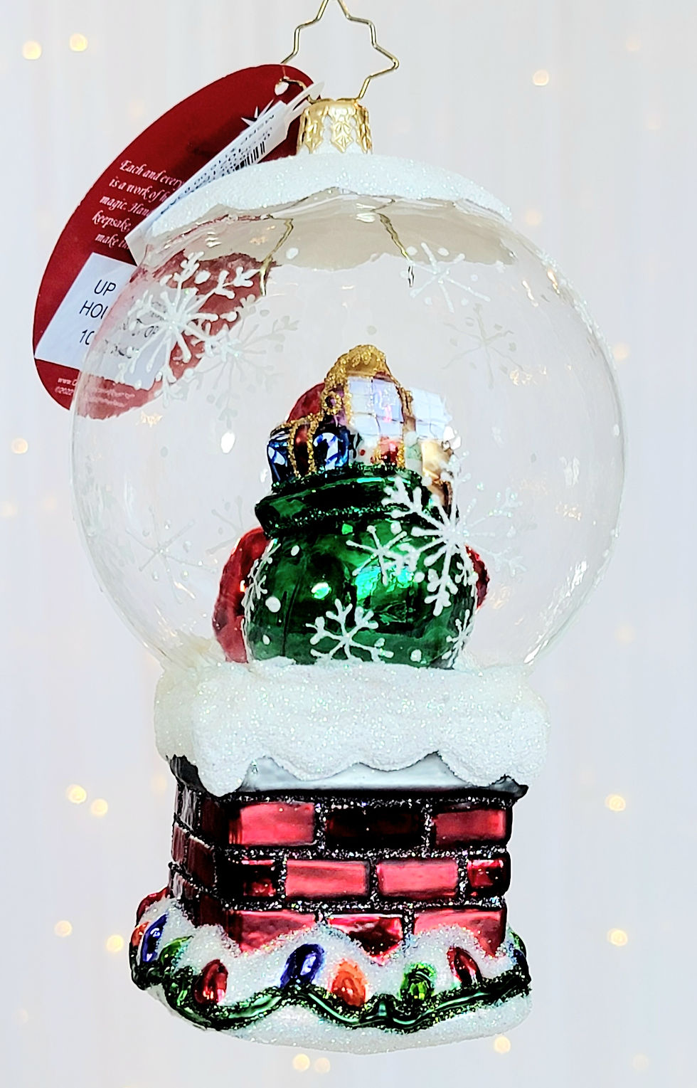 Christopher Radko Up On The Housetop 1021540 Christmas Ornament
