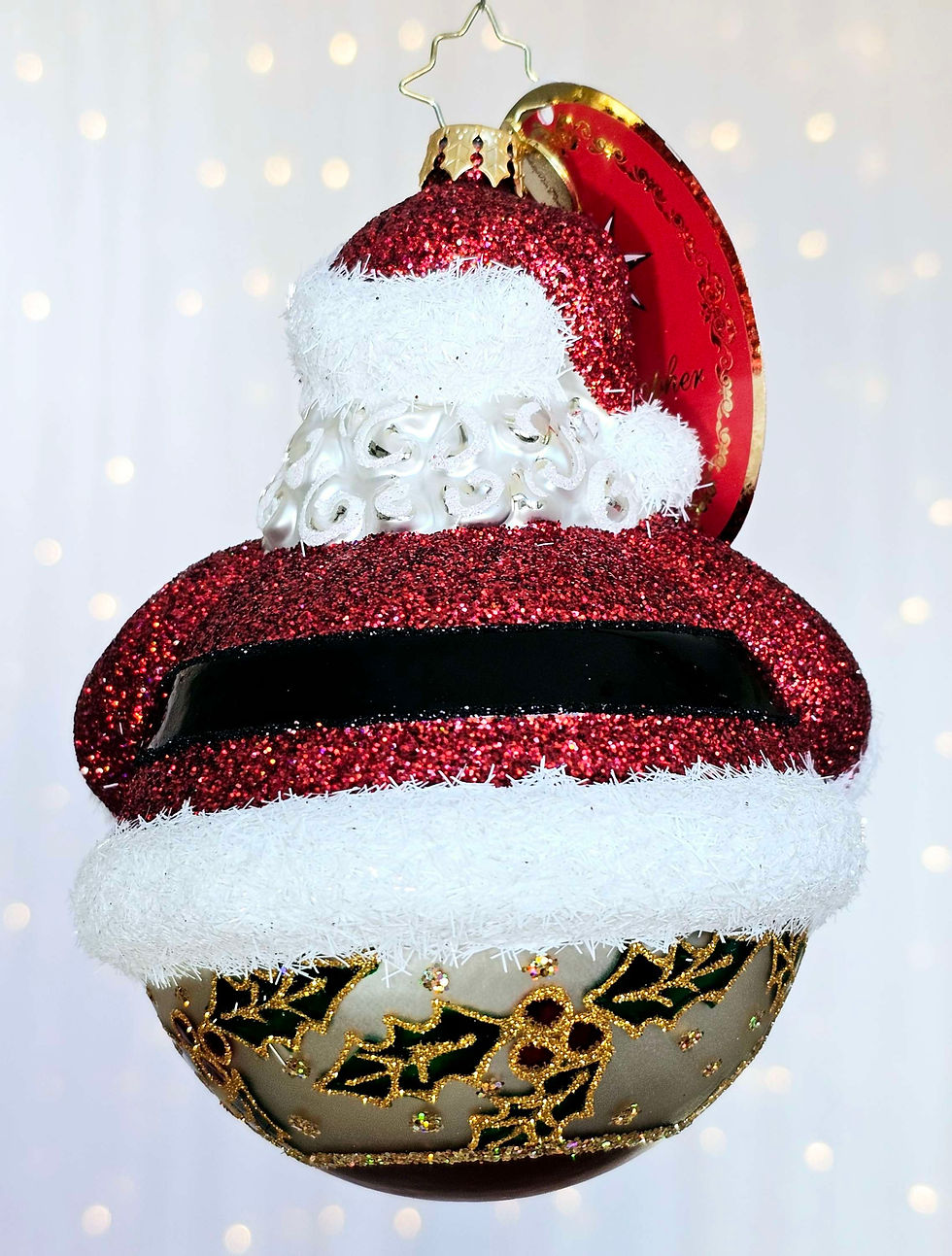 Thumbnail: Christopher Radko Jolly Holly Claus Santa 1021893 Ornament