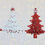 Thumbnail: Kurt S. Adler 5" S/4 Red White Glittered Tree Ornaments J5070