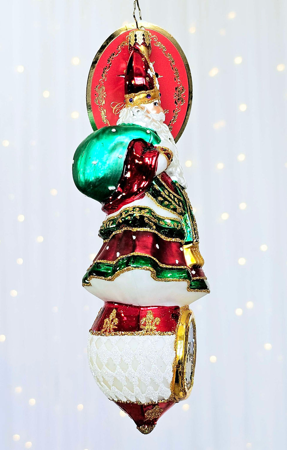 Thumbnail: Christopher Radko Retired Stately Saint Nicholas 1021452 Christmas Ornament