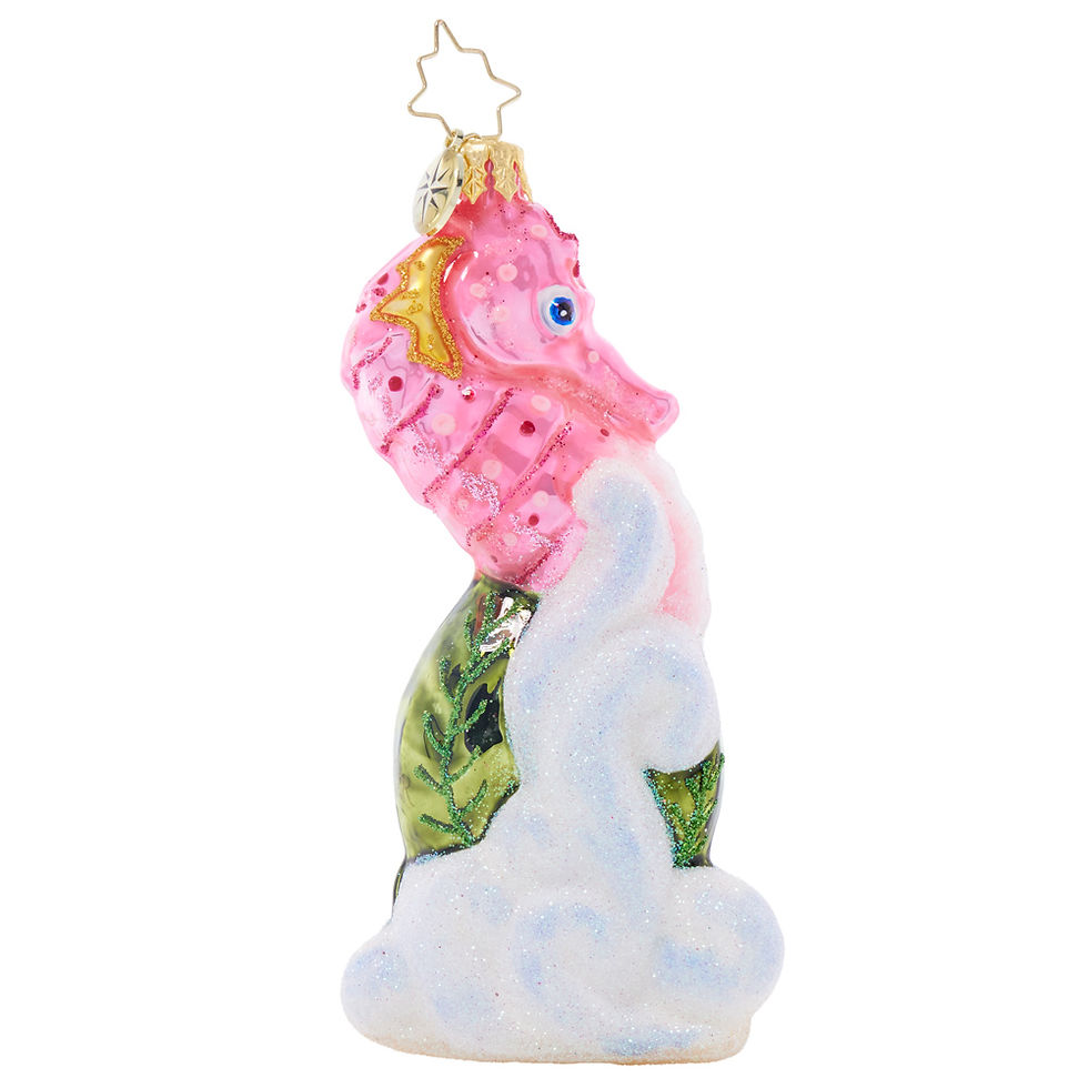 Thumbnail: Christopher Radko Sally Seahorse 1021945 Christmas Ornament