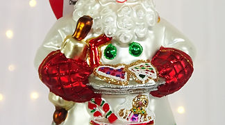Christopher Radko Cheerful Christmas Confectioner Santa 1021097 Ornament