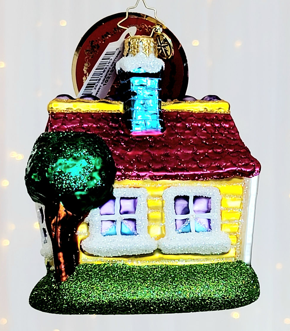 Thumbnail: Christopher Radko Cheery Country Cottage 1021026 Christmas Ornament