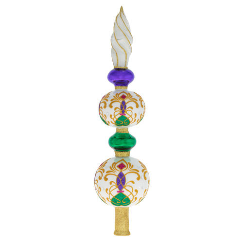 Thumbnail: Christopher Radko Perfectly Patterned Finial 1020026