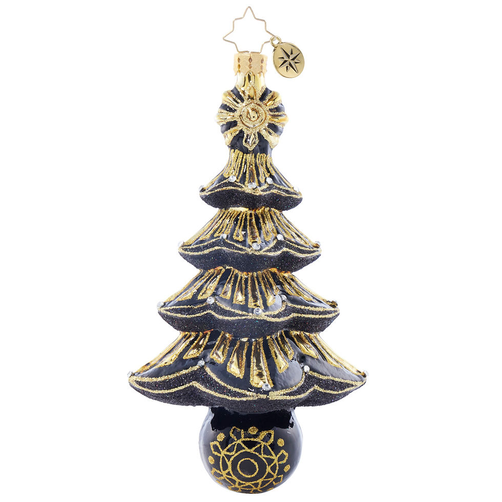 Thumbnail: Christopher Radko Art Deco Tree 1021905 Christmas Ornament