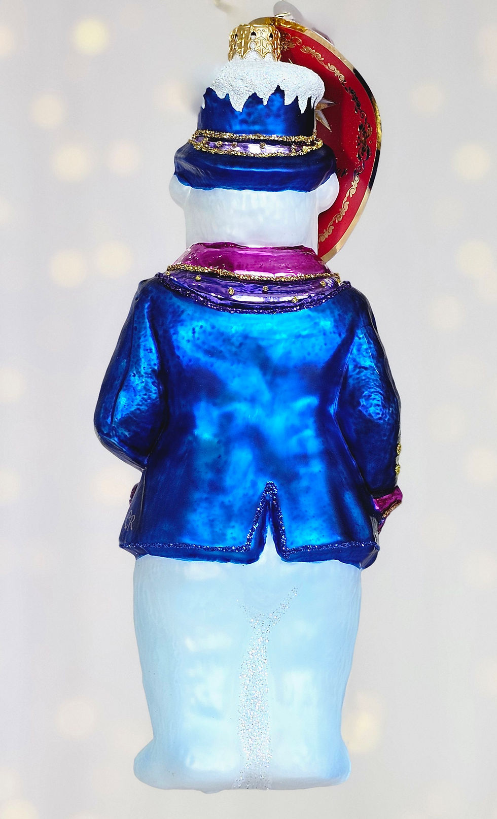 Thumbnail: Christopher Radko Dapper Bear 1022106 Christmas Ornament