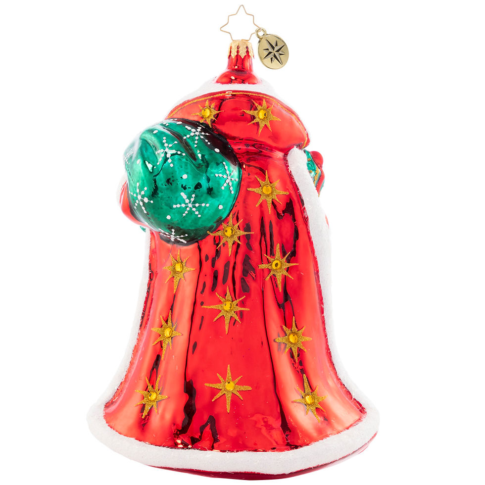 Thumbnail: Christopher Radko Santa's Snowy Scene 1021630