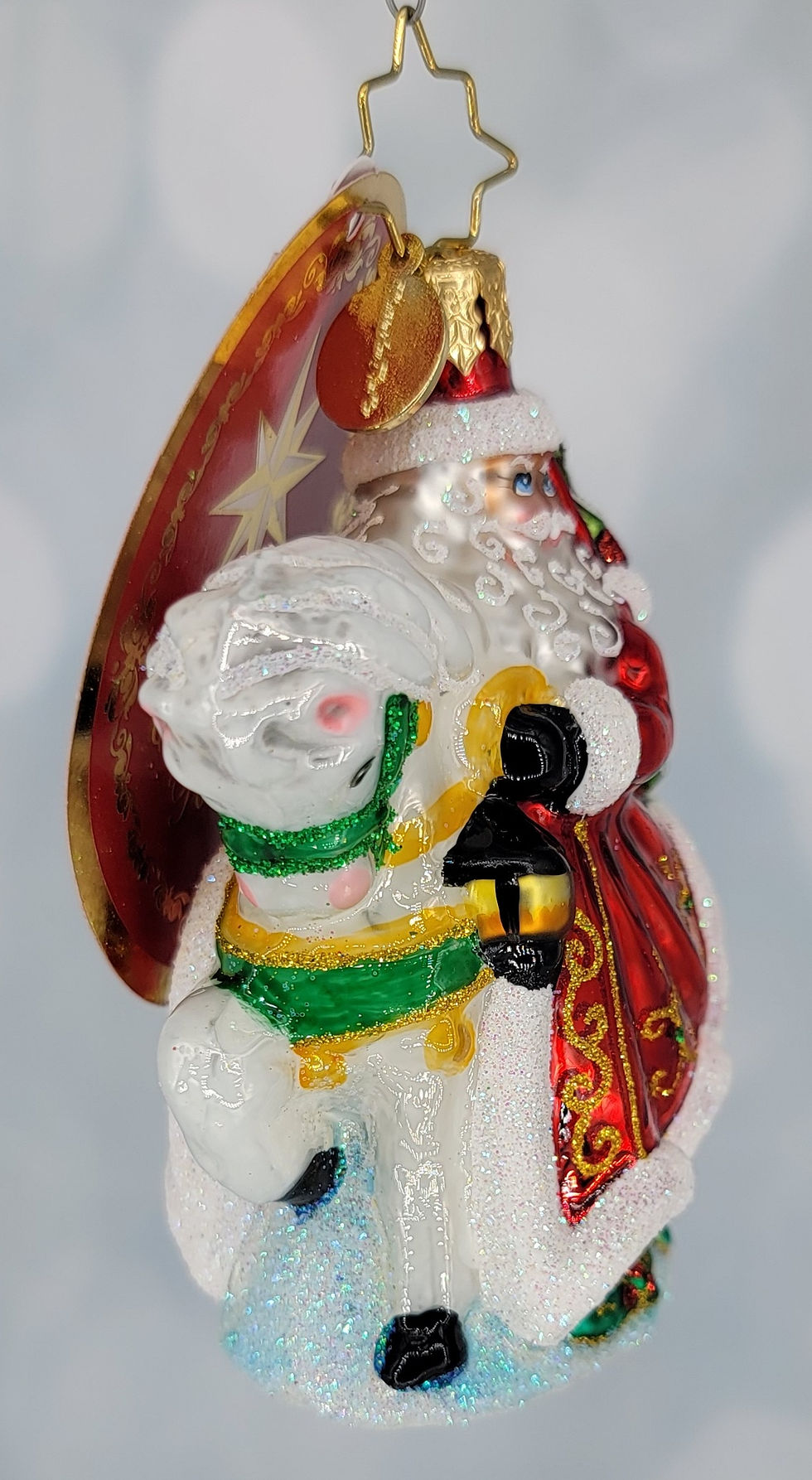 Thumbnail: Christopher Radko Galloping into Christmas Little Gem 1020563 Ornament