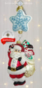Christopher Radko Let it Snow and Sparkle Santa 3rd Edition Exclusive Limited