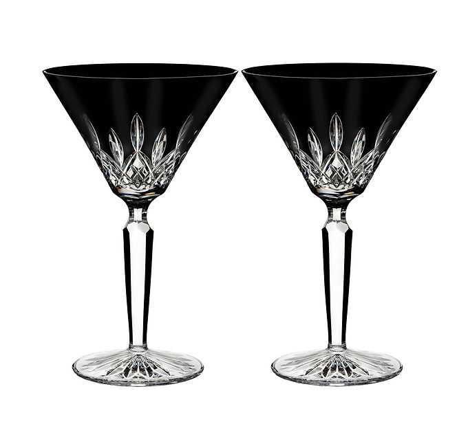 Waterford Lismore Black Martini, Pair 40026284