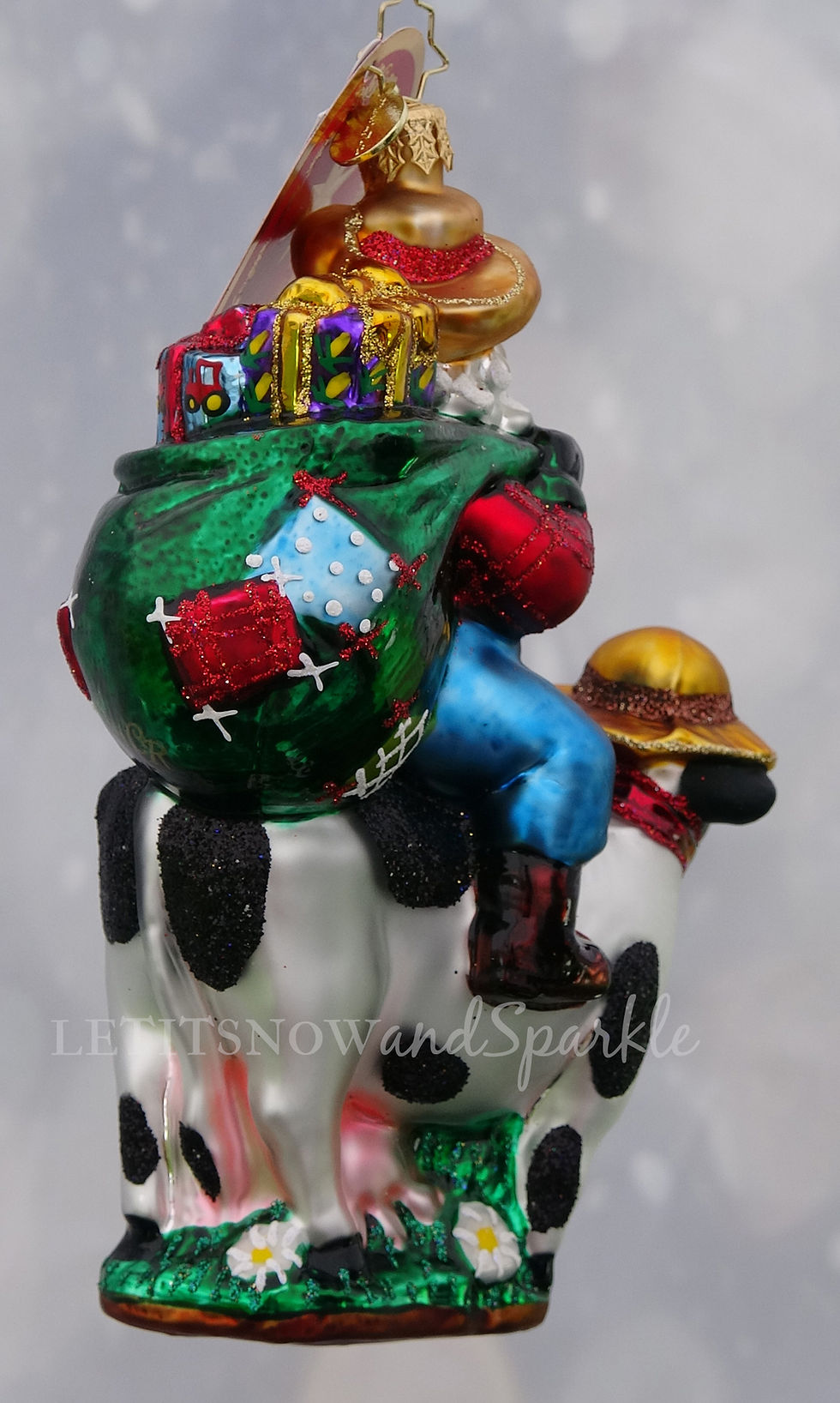 Thumbnail: Christopher Radko Farmer Nick 1019785 Christmas Ornament