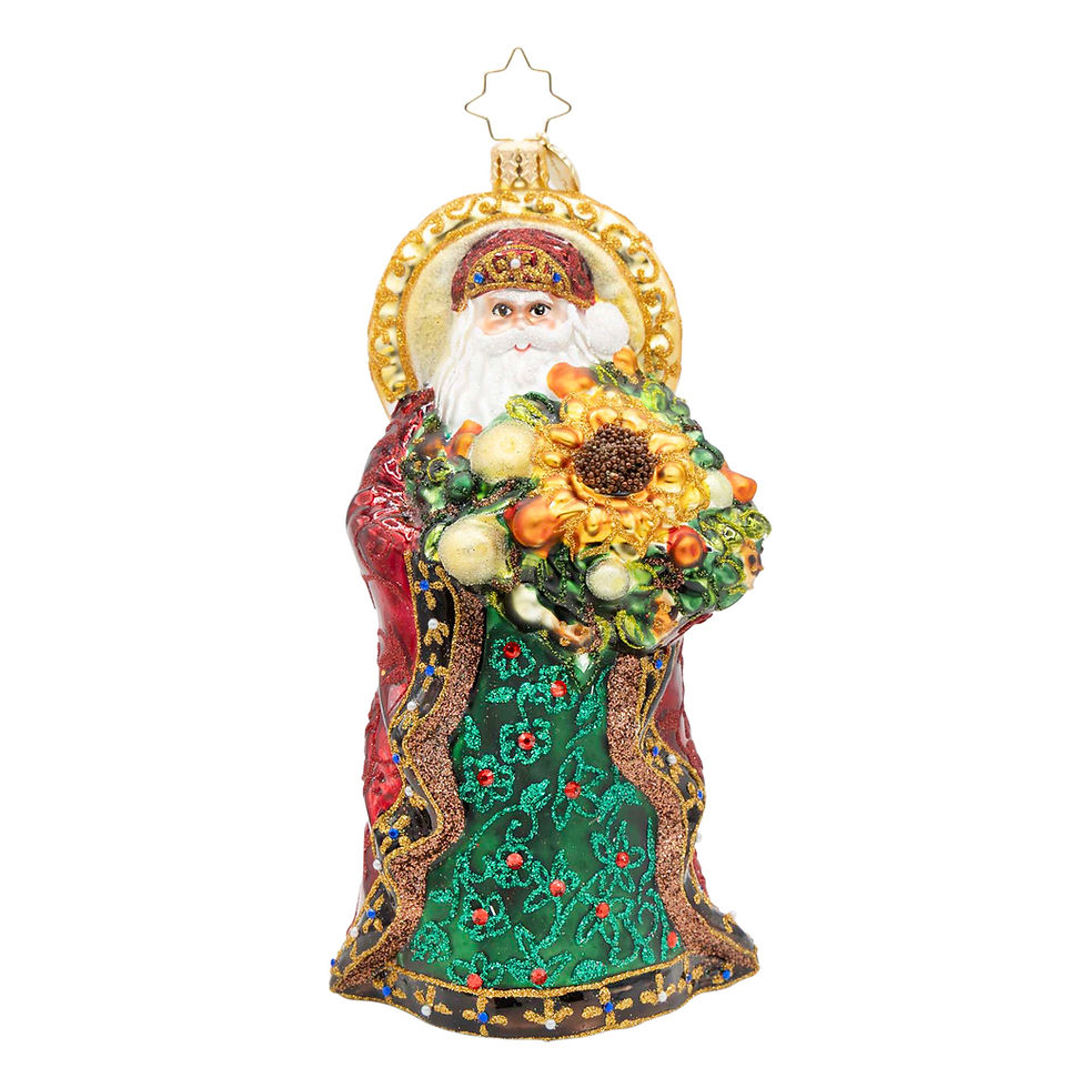 Christopher Radko Regal Radiance Santa 1022675 Ornament