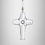 Thumbnail: Waterford Christmas 2025 Annual Cross Crystal Ornament 1077822