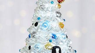 Christopher Radko Sparkling Winter Spruce Tree 1021645 Christmas Ornament