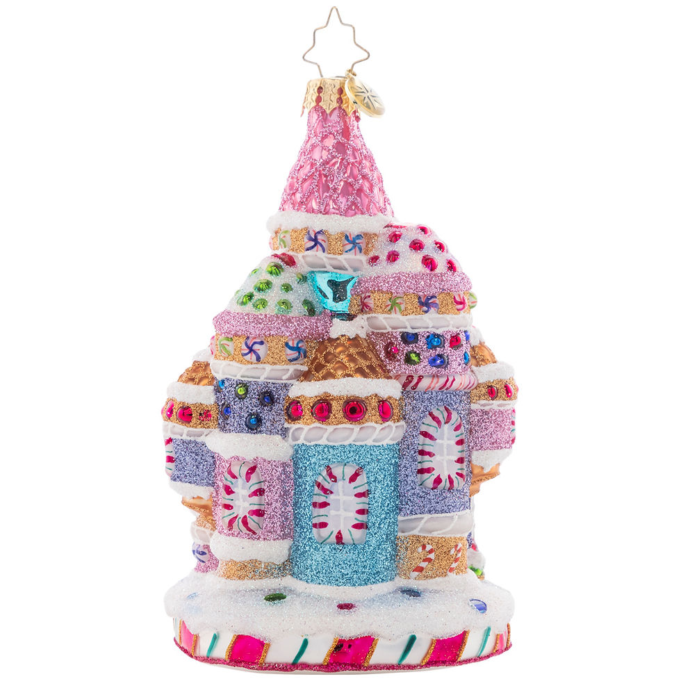 Thumbnail: Christopher Radko Candy Cane Castle 1021561 Ornament